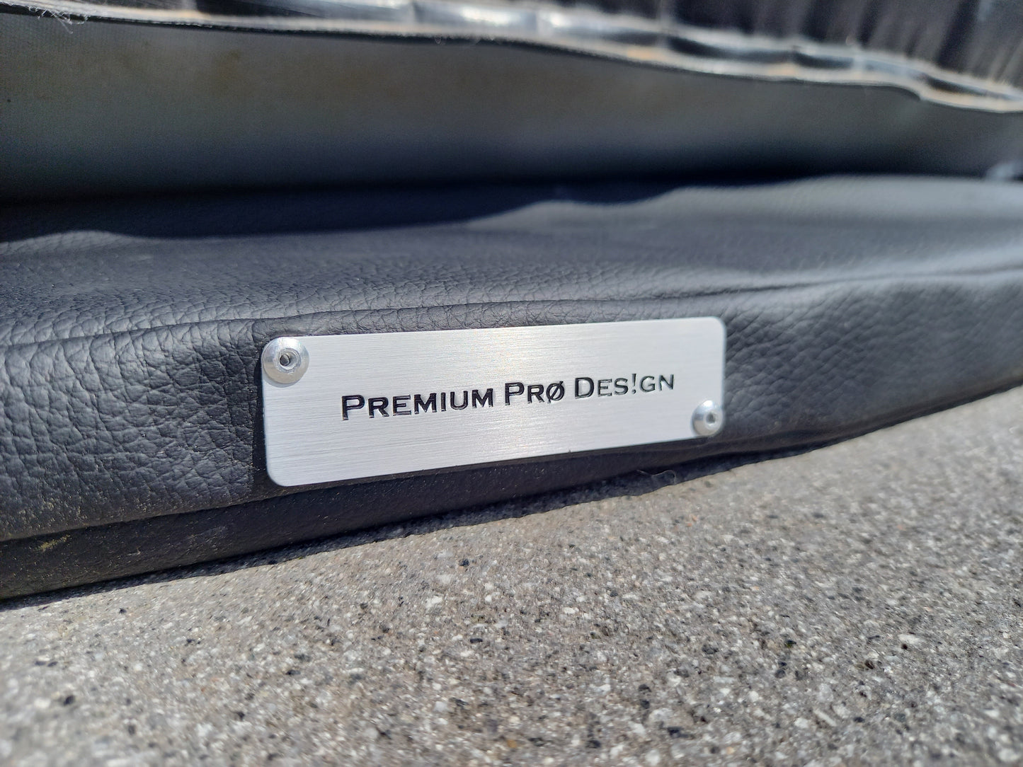 Energiesparende Whirlpool Unterlage Carbon Black rund Ø 204cm