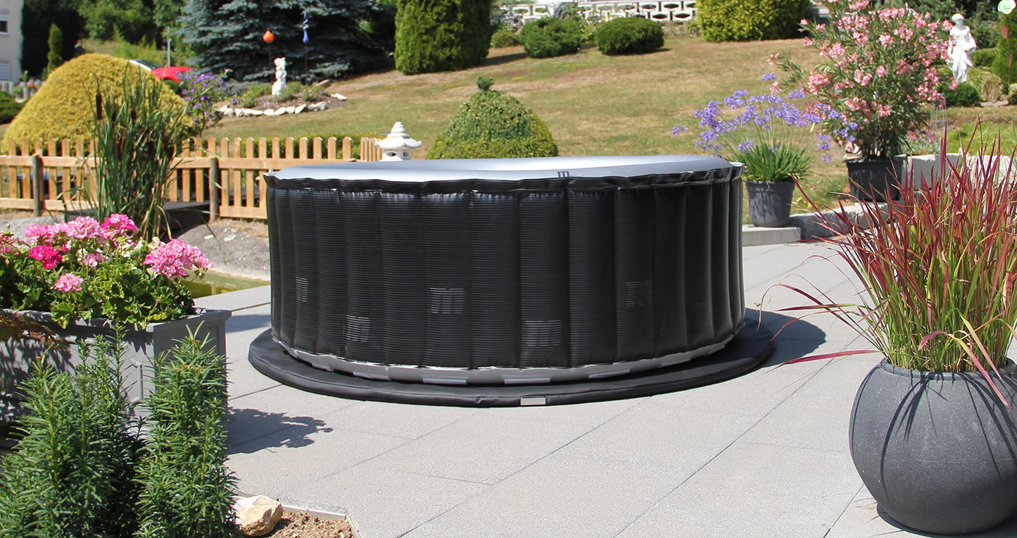 Premium PRO Design Energiespar Whirlpool Unterlage (4cm Dicke) - Thermoisolierung & Kälteschutz - Effiziente Isoliermatte für aufblasbare Whirlpools & Pools bis 270cm (Carbon Black, 60cm x 40cm)