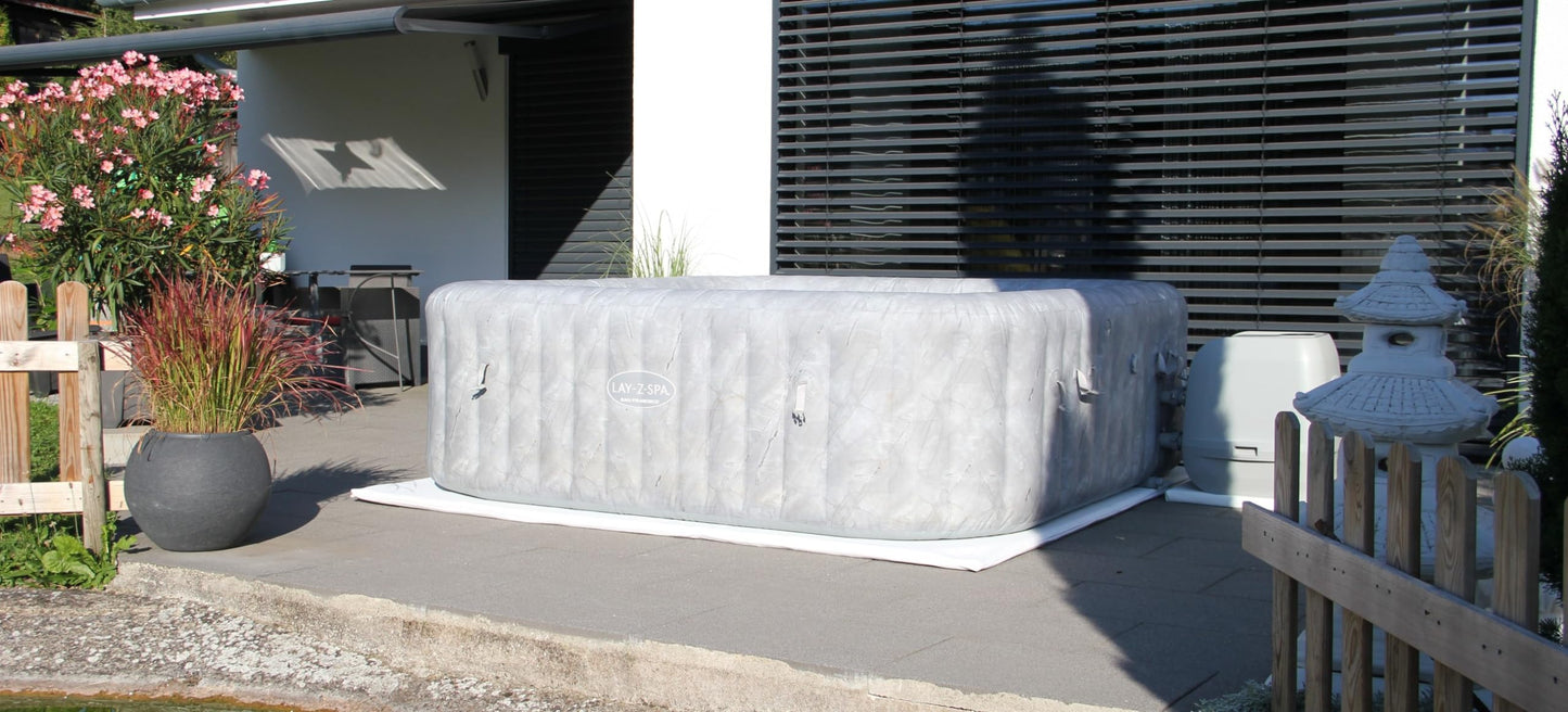 Premium PRO Design Energiespar Whirlpool Unterlage (4cm Dicke) - Thermoisolierung & Kälteschutz - Effiziente Isoliermatte für aufblasbare Whirlpools & Pools bis 270cm (Carbon Black, 60cm x 40cm)