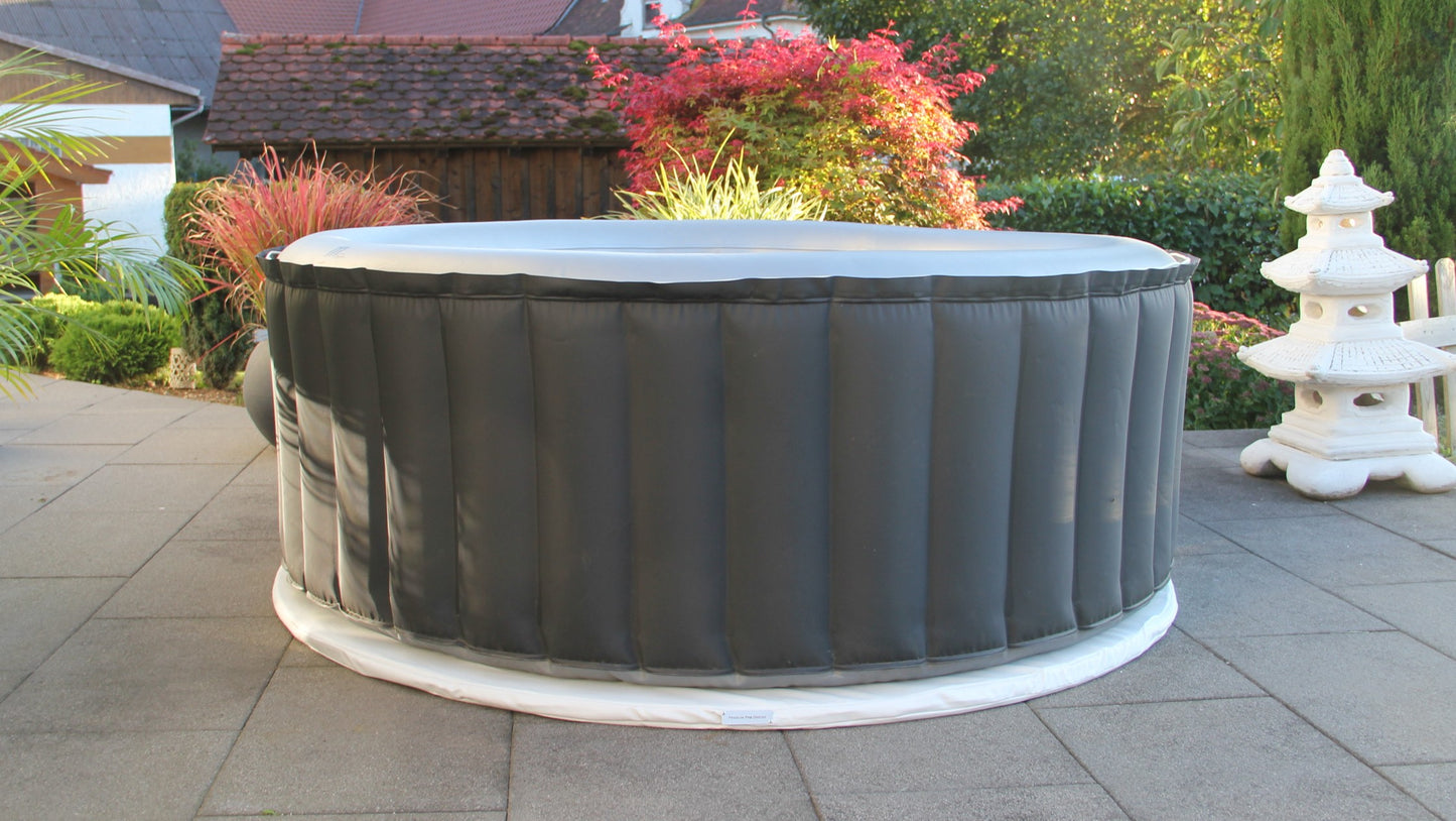 Energiesparende Whirlpool Unterlage Shining White rund Ø 184cm