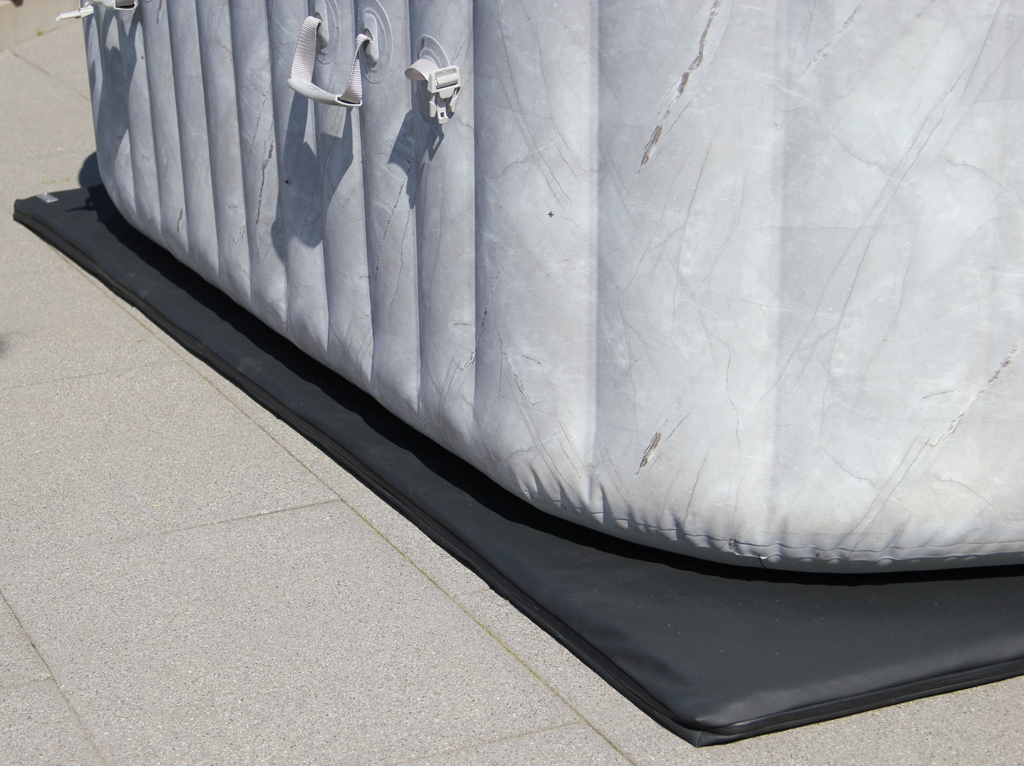 Energiesparende Whirlpool Unterlage Carbon Black 230cm x 230cm