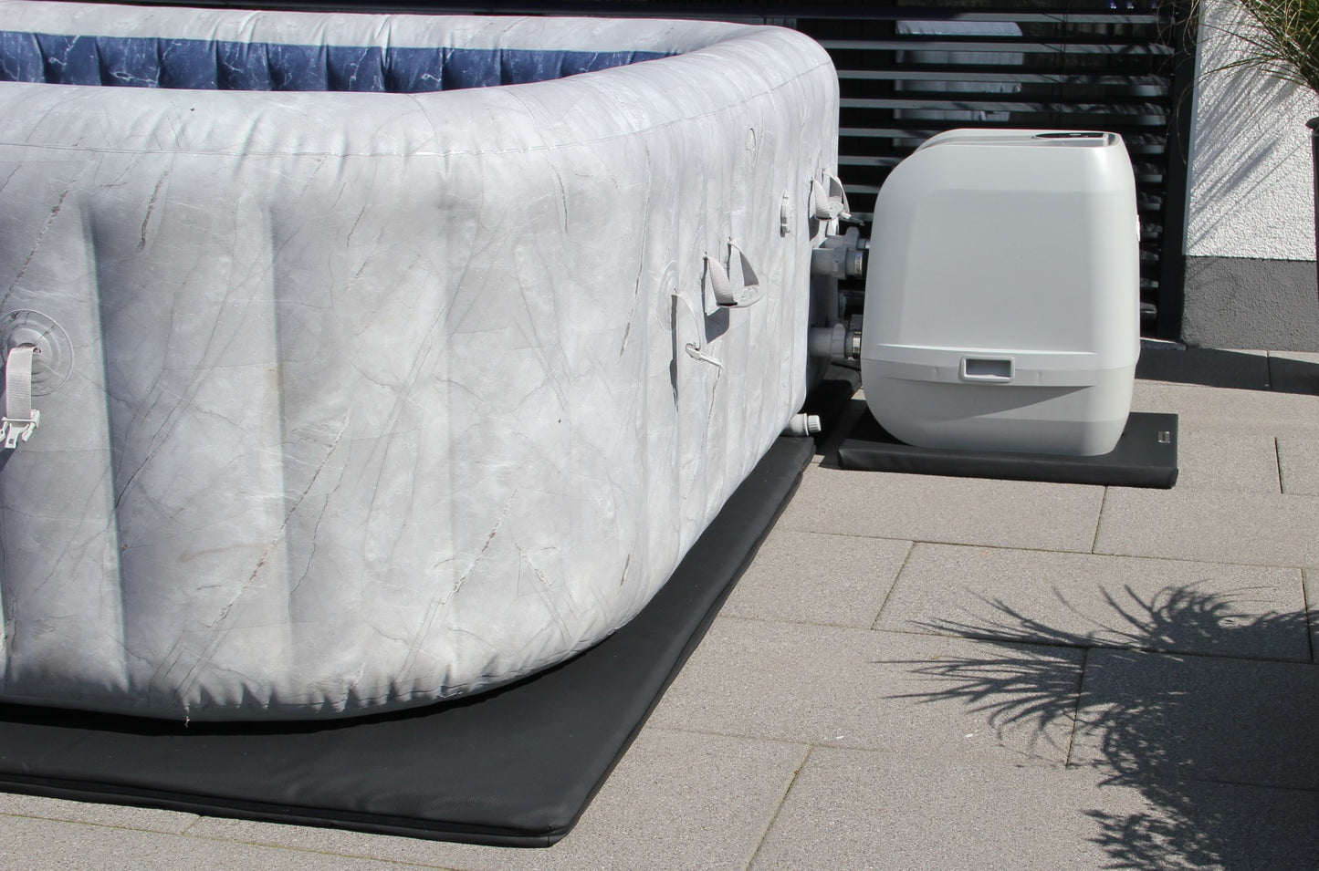 Unterlage für Pumpeneinheit Carbon Black 60cm x 40cm