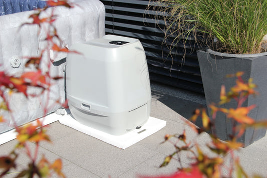 Unterlage für Pumpeneinheit Shining White 60cm x 40cm