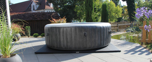 Energiesparende Whirlpool Unterlage Carbon Black 220cm x 220cm