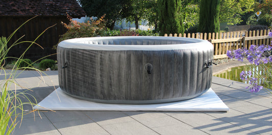 Energiesparende Whirlpool Unterlage Shining White 220cm x 220cm